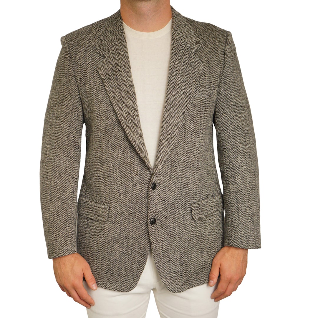 Men Harris Tweed Blazer Moores 90's Scottish Wool 100 - Etsy