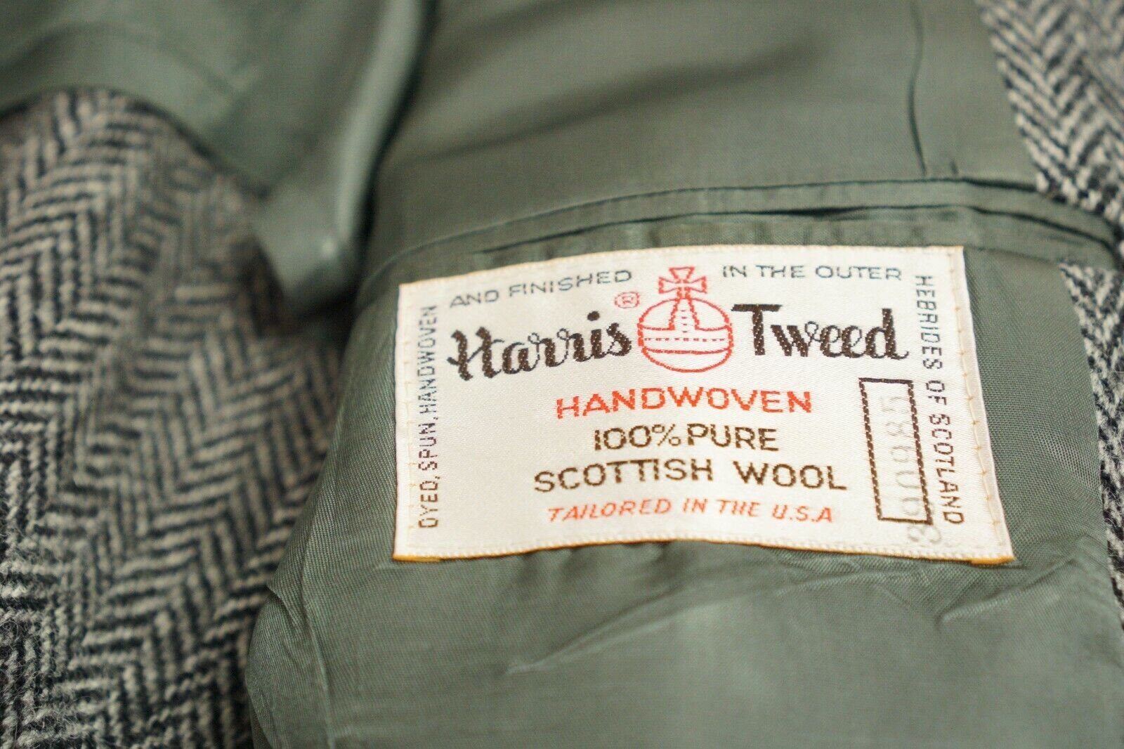 Men Harris Tweed Blazer Mark Shale 90's Scottish Wool EU52 - Etsy