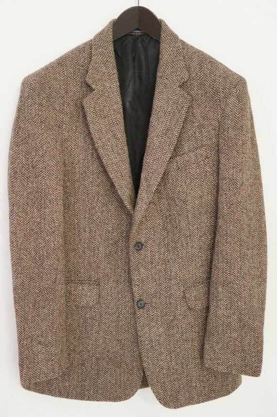 Men Harris Tweed Blazer Lands'end 