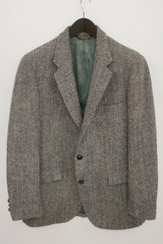 Men Harris Tweed Blazer Stafford Jacket Scottish Wool EU50 - Etsy