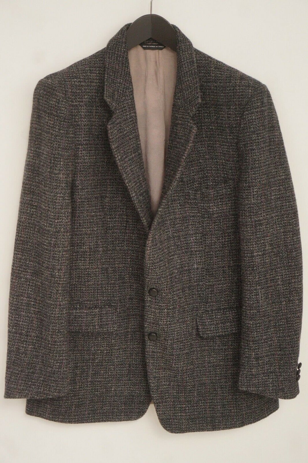Men Harris Tweed Blazer Moores Jacket Scottish Wool EU54R Etsy