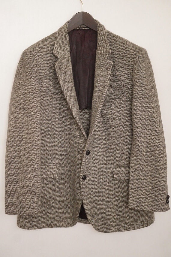 Men Harris Tweed Blazer Stafford Herringbone Scottish Wool - Etsy