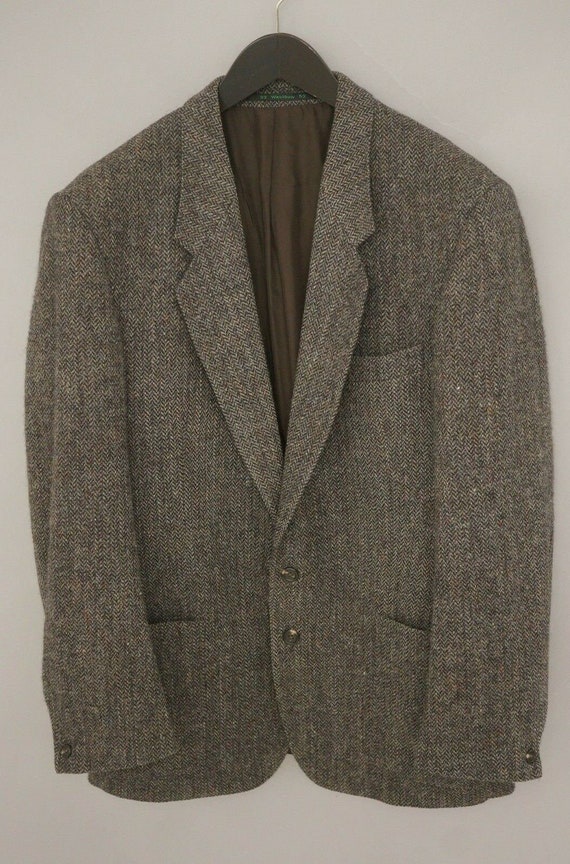 Preek zonde Bepalen Men Harris Tweed Blazer Westbury Jacket Scottish Wool EU52 - Etsy