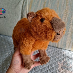 40 Cm/15,75 In Capybara Stofftier Plüsch Spielzeug Super Weiche Niedliche  Cartoon Tier Puppe Capybara Nagetier Plüsch Figur Spielzeug Geschenke Für