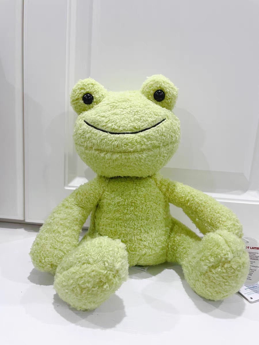 Kawaii Frog Stuffed Animals Cute Green Frog Plush Toy,frog Plush