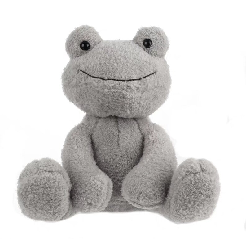 Cute Green Frog Plush Toy Kawaii Frog Stuffed Animalsfrog Etsy