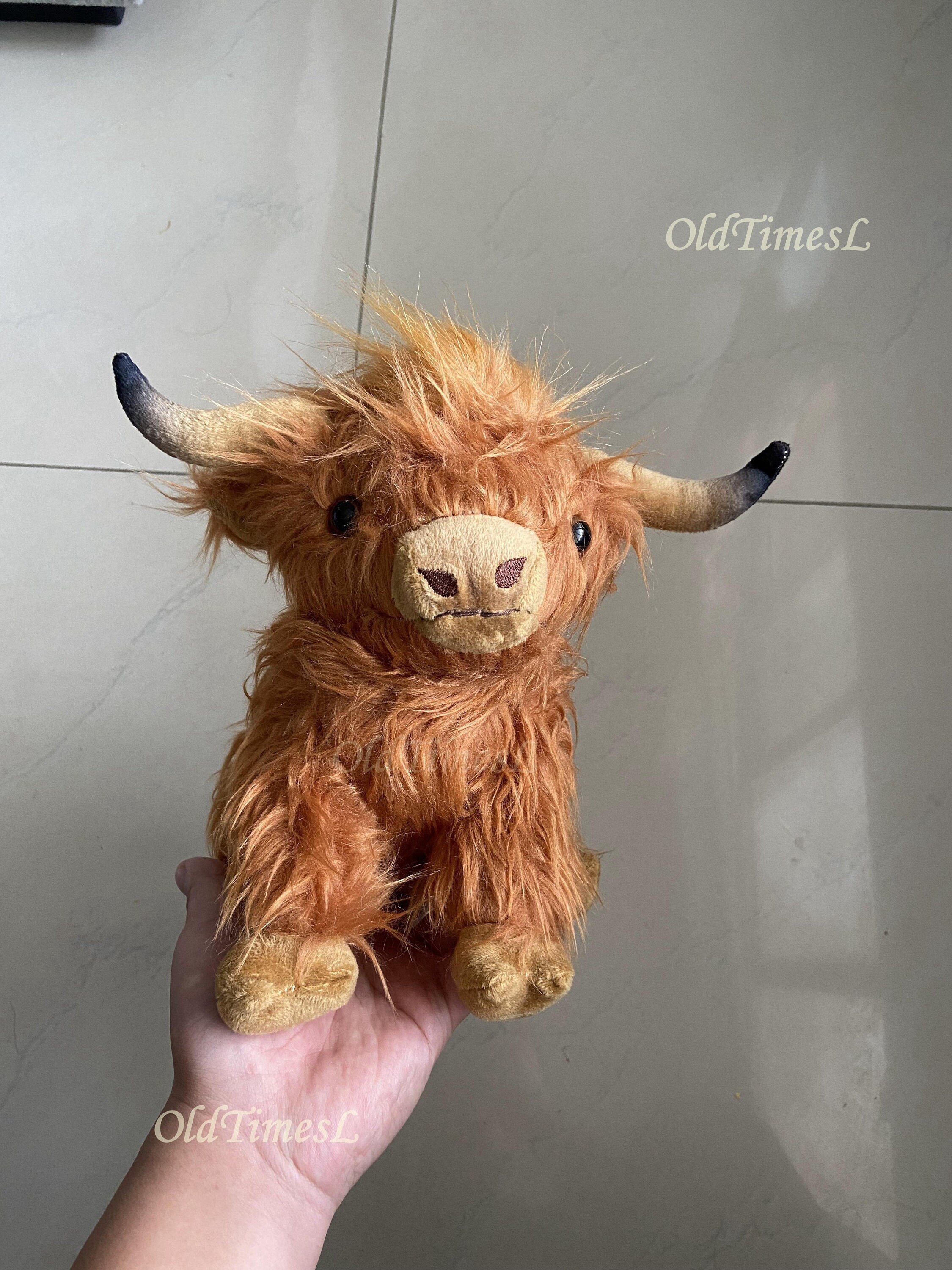 NEW year 2023 Highlands Cow Yak Animal Plush Soft Stuffed Plush Cow Toy For  Kids