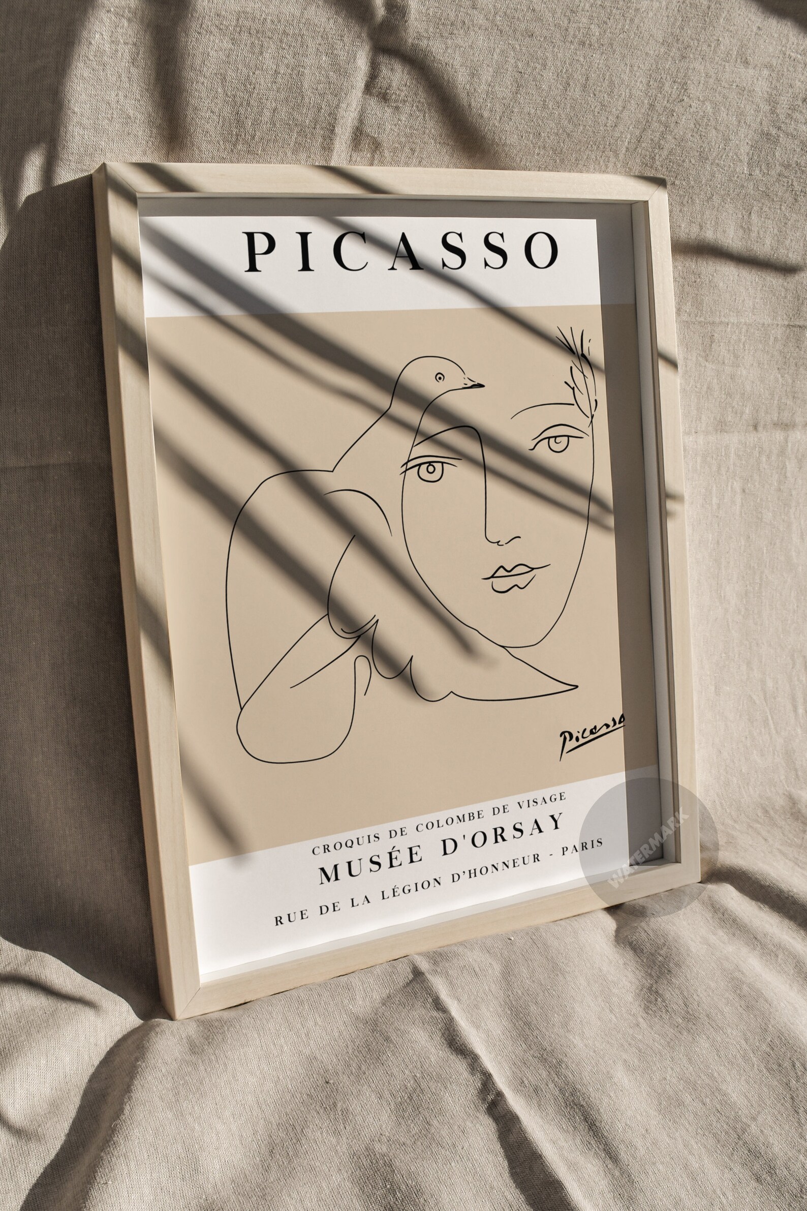 Pablo Picasso Croquis De Colombe De Visage Pablo Picasso Etsy Australia