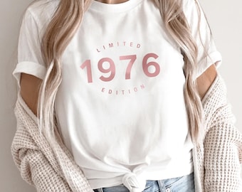 50th birthday gift shirt, Limited Edition 1976, 50th Birthday Shirt, Birthday Gifts for him and her, 50th Birthday Present, Unisex