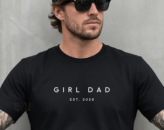 Girl Dads Club Shirt, New Dad T-Shirt, Father's Day Gift, Dad Birthday Gift, 100% Cotton Tee