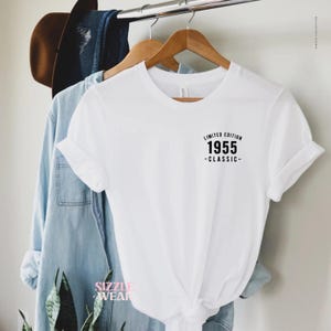 70th birthday gift shirt, Limited Edition 1955, 70th Birthday Shirt, Birthday Gift for him and her, 70th Birthday Present, Unisex