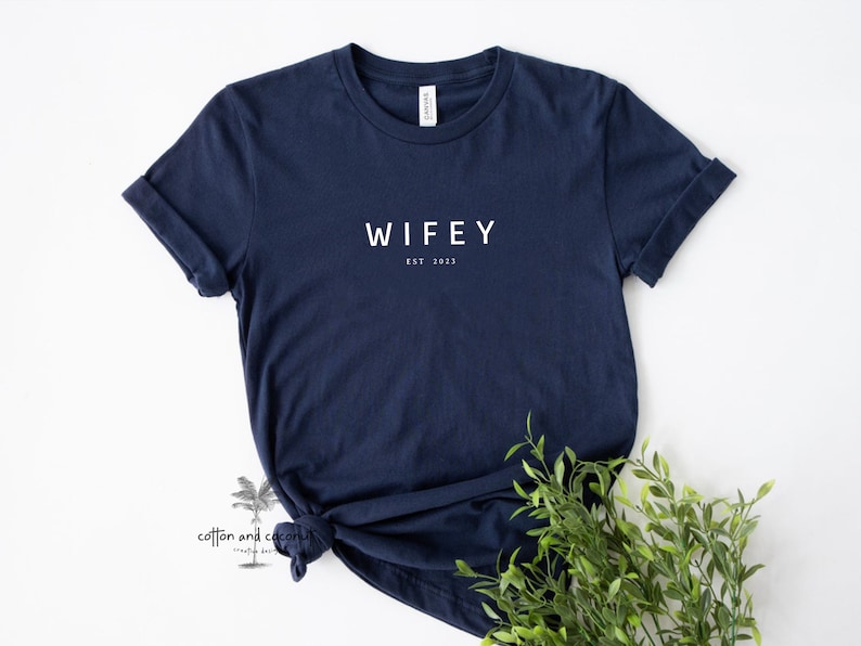 Wifey Est 2025, Hubby Est 2025, Bridal Shower Gift, Engagement Gift