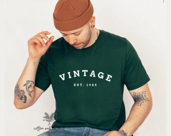 40th birthday gift shirt, limited edition 1985, 40th birthday shirt, birthday gifts for him and her, 40th birthday present, unisex