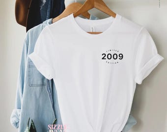16thth birthday gift shirt, limited edition 2010, 16th birthday shirt, gifts for him and her, 16th birthday gift girl, 16th birthday boy
