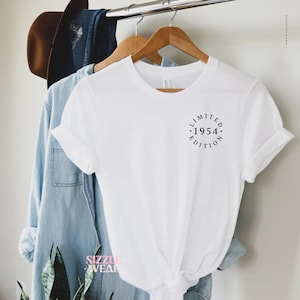 70th birthday gift shirt, Limited Edition 1955, 70th Birthday Shirt, Birthday Gift for him and her, 70th Birthday Present, Unisex