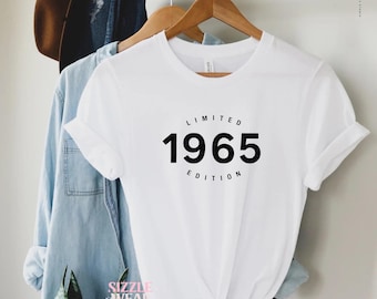60th birthday gift shirt, Limited Edition 1965, 60th Birthday Shirt, Birthday Gift for him and her, 60th Birthday Present, Unisex