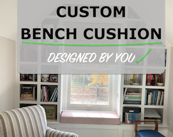Indoor Bench Cushion Custom 4" Thick