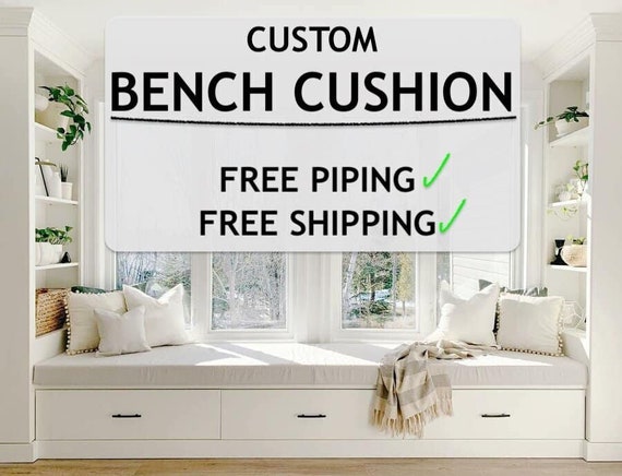 3 Bench Cushion Custom Bench Cushion Cushion for Bench Indoor