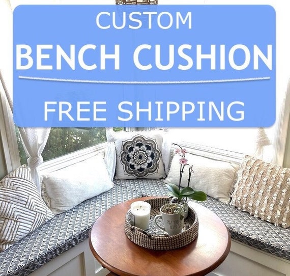 3 Bench Cushion Custom Bench Cushion Cushion for Bench Indoor