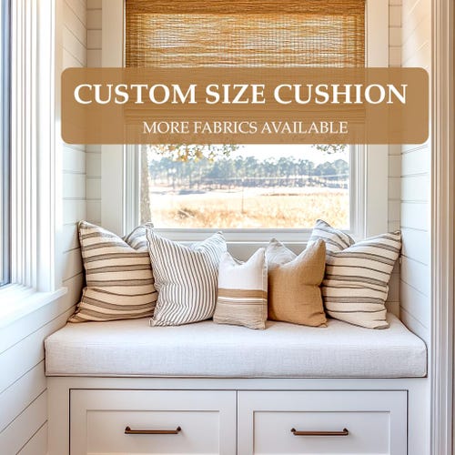 2" Bench Cushion Custom Bench Cushion Bench Cushion Indoor Custom