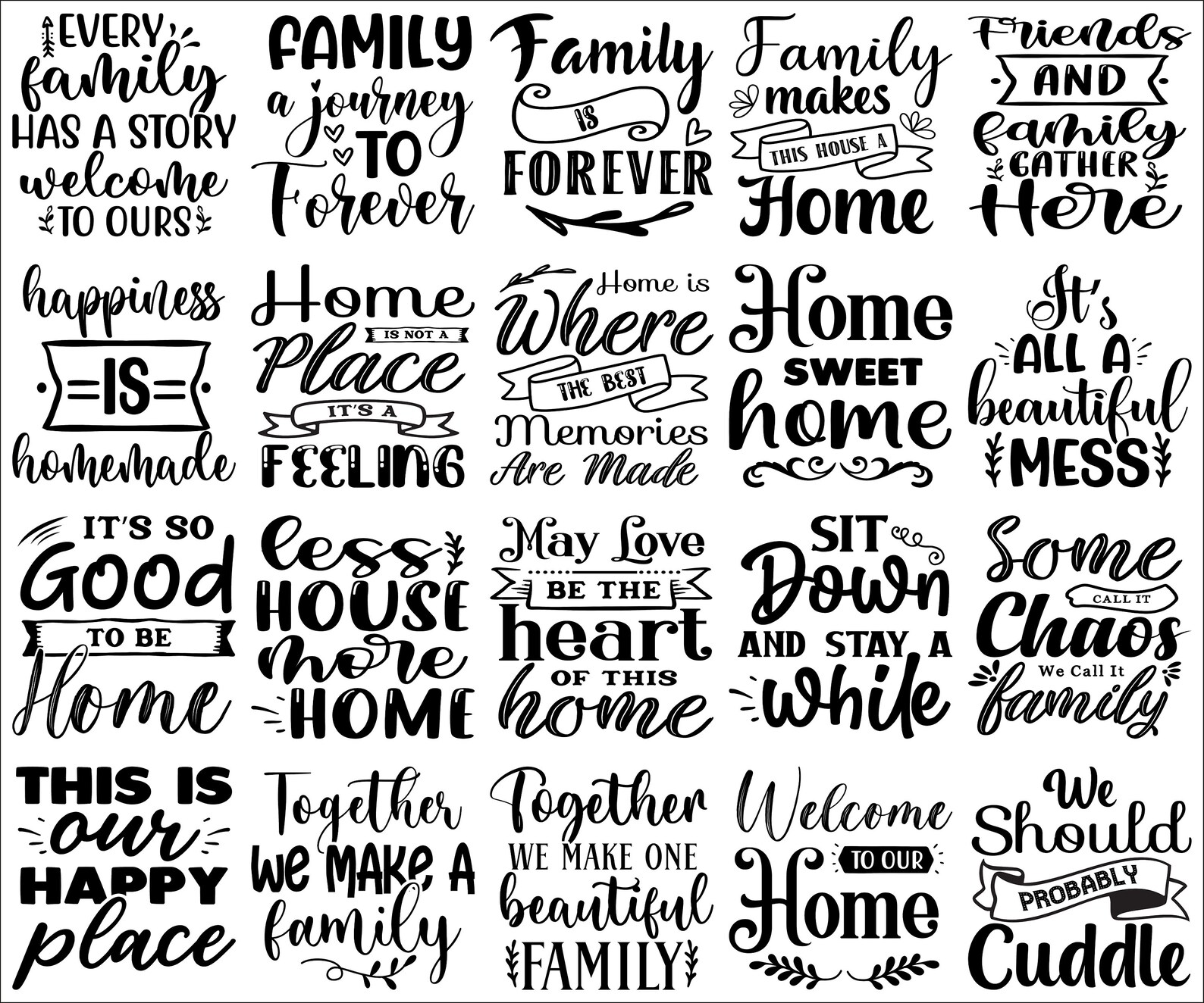 Pillow SVG Bundle, SVG Files for Cricut, Pillow Quotes, Cut File