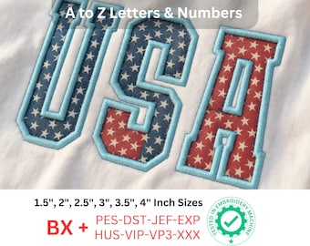 College-Block-Applikation Stickschrift ,Varsity Sports Letters| ONE + 8 Dateiformate