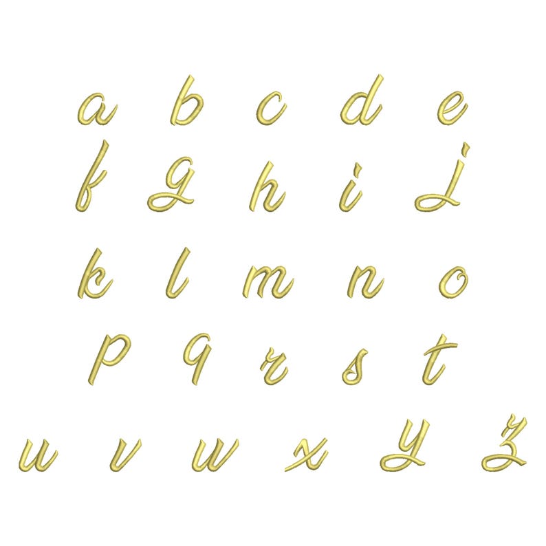 Flowcall Flowcall Puff Foam Embroidery Design Font – 3D Puffy Embroidery ...
