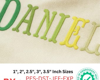 Softie-borduurlettertype | Klassiek serif-alfabet machineborduurontwerp | Inclusief BX-lettertype | Digitale download
