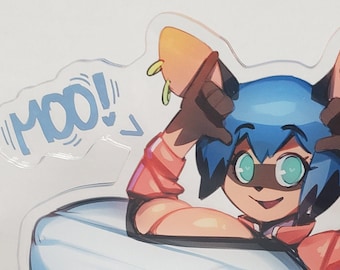 Michiru Cow 6" Acrylic Standee