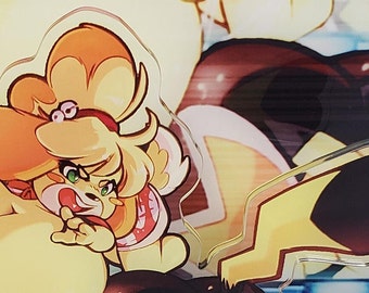 Belle VS Libre 6" Double Sided Acrylic Standee