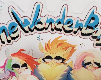 The WonderBusts 4" Double Sided Acrylic Standee