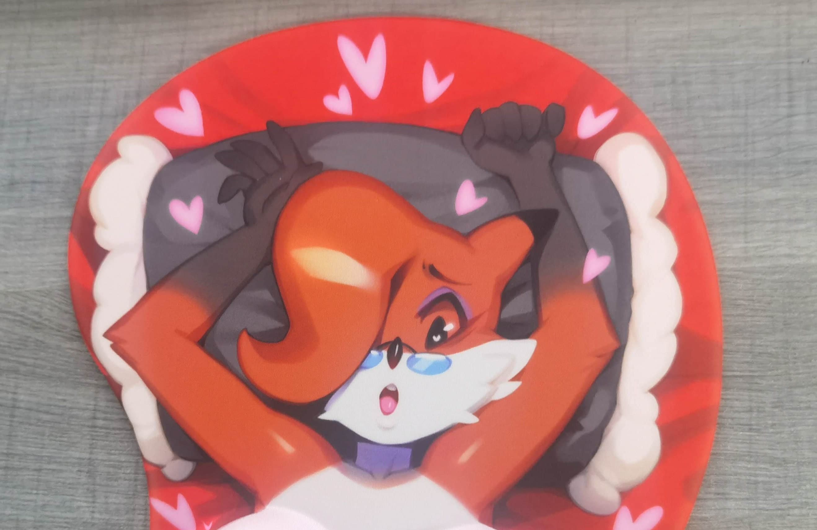 Auntie Vixen Oppai Mousepad + FREE STICKER