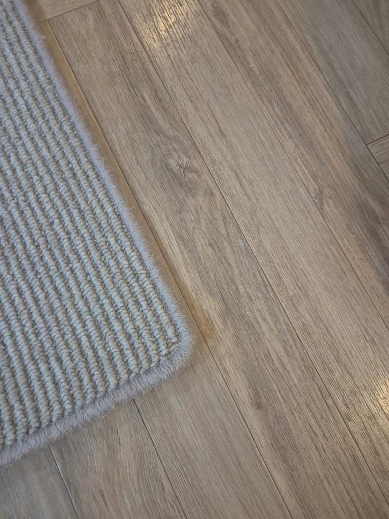Mid Grey Bespoke Sized Rug With Whipped Edge - Designer Style R103 - Etsy