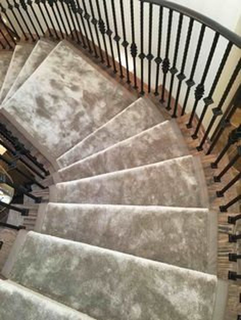 Carpet Runners for Winding Stairs, Corner Stairs, Pie Shaped Stairs
