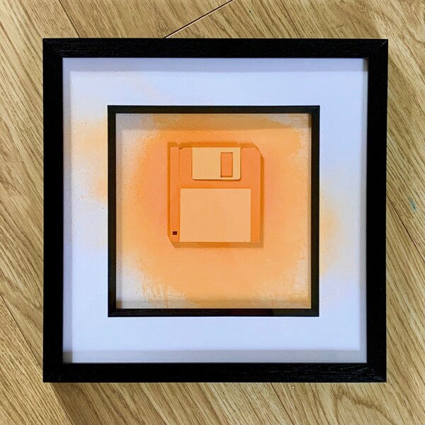 Floppy Disk Art Etsy
