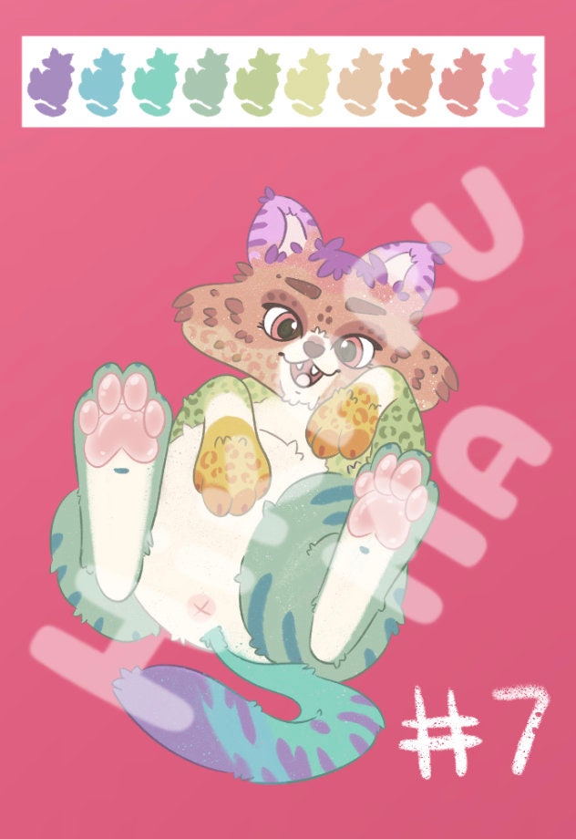 Cute Feline Furry Adopt - Etsy