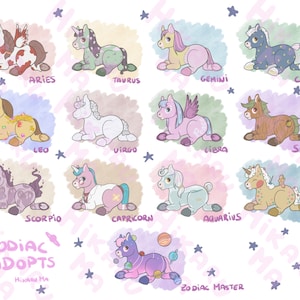 Zodiac Sign Pony Adopt