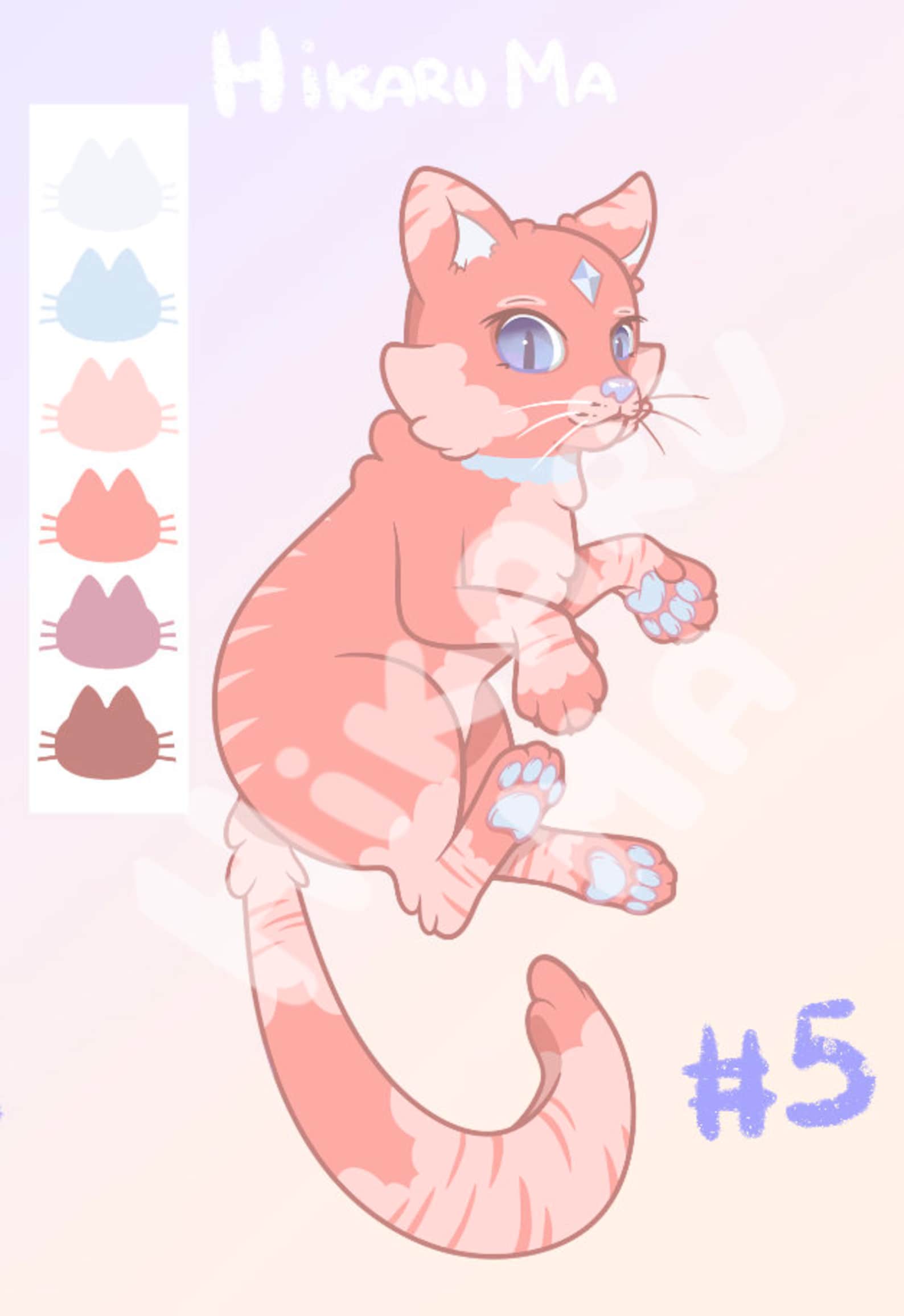 Cute Feline Furry Adopt - Etsy