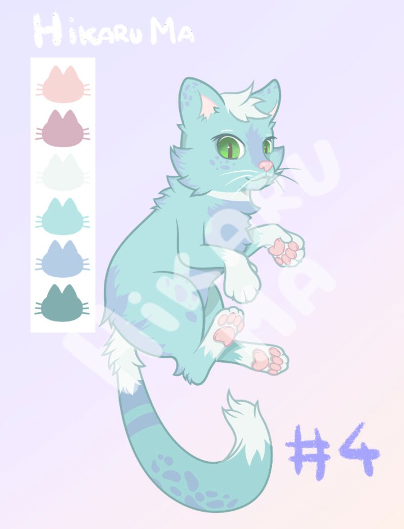 Cute Feline Furry Adopt - Etsy