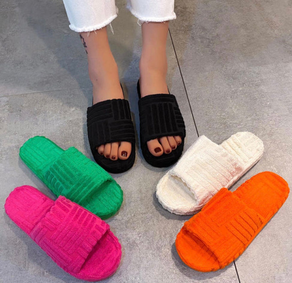 mens terry cloth slippers