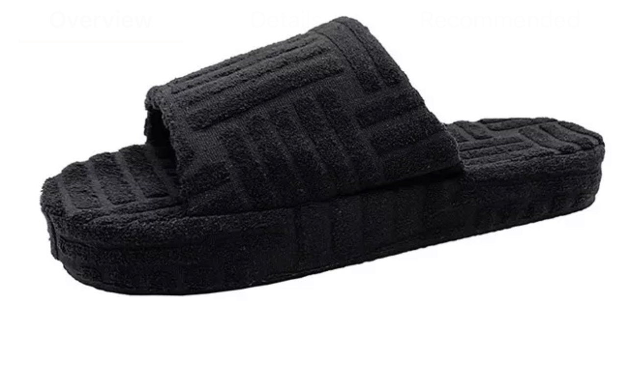 TERRY CLOTH SLIPPERS Etsy