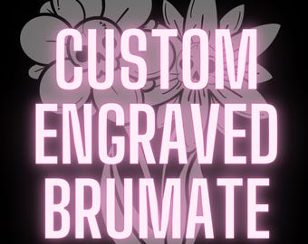 Bicchiere Brumat personalizzato con incisione laser / Personalizzato / Cromato / Regali per la moglie / Kawaii / Regali per la fidanzata / 32 OZ / 40 OZ