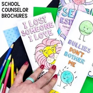 Teen Social Emotional Learning Brochures for School Counseling Offices