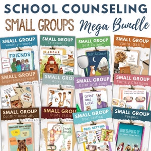 School Counselor Small Group Lessons Bundle