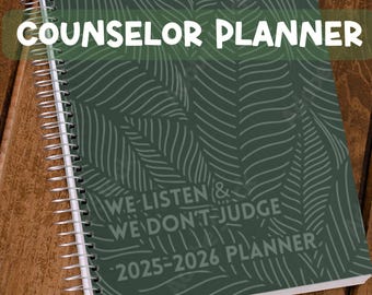 2025-2026 Counselor Planner Leaf Ready to Ship