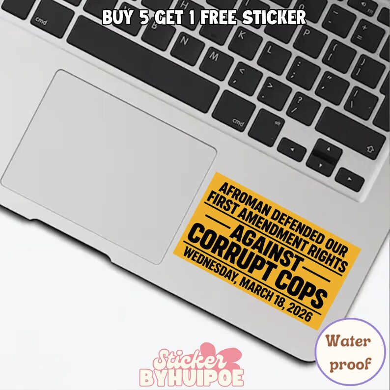 Afroman Sticker, First Amendment Rights Sticker, Protest Sticker ...