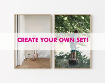 Set of 2 of your choice | CREATE your own Set | Photography, Print, Gallery, Wallart