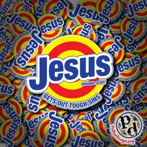 Jésus sort de ses péchés difficiles, Sticker religieux, Vinyle imperméable, Citation, Amusant, Ordinateur portable, Hydro, Bouteille d'eau, Yéti, Décalcomanie pour vitre de voiture, Vérité, Dieu