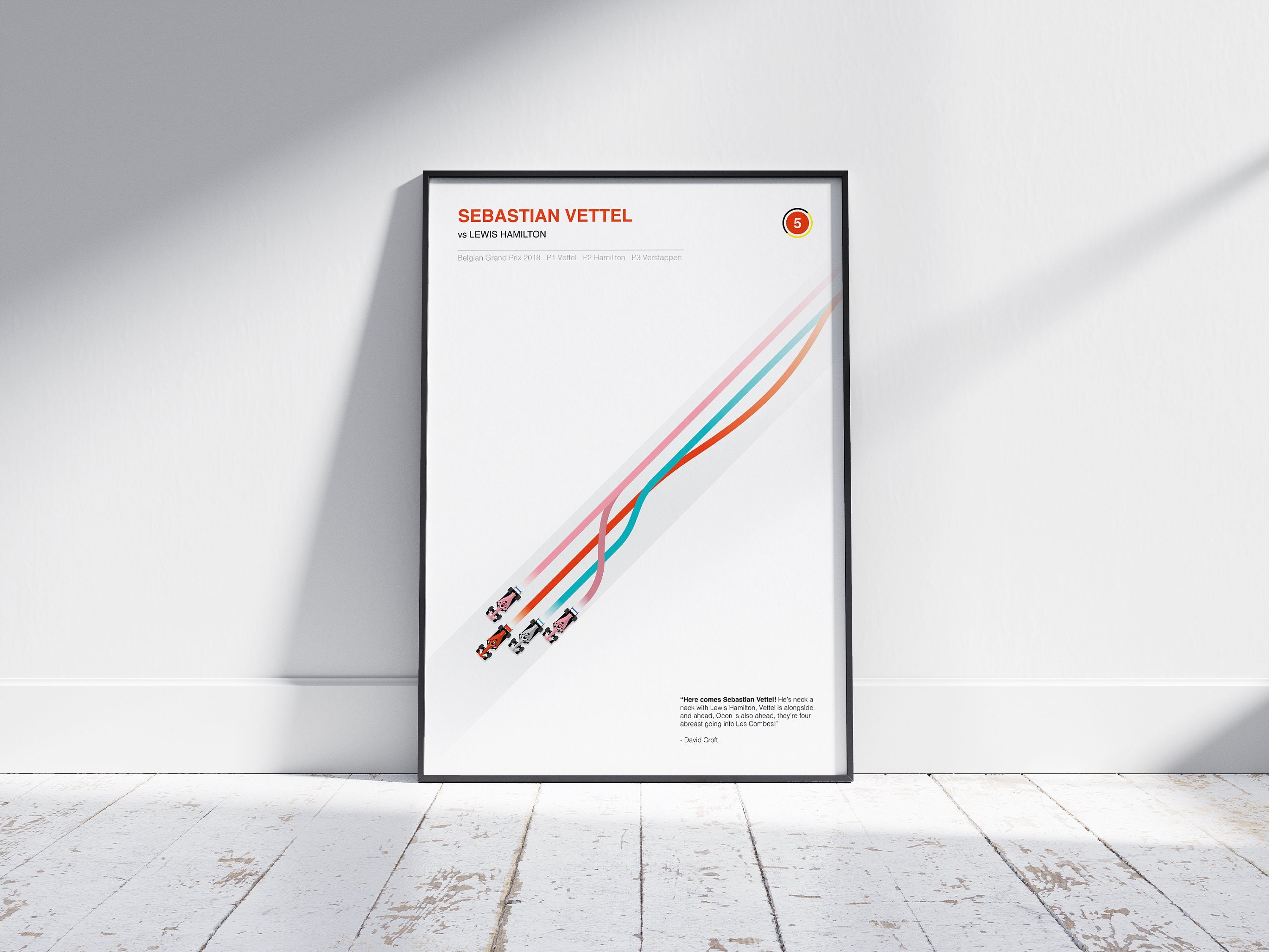 Poster Vettel - Etsy