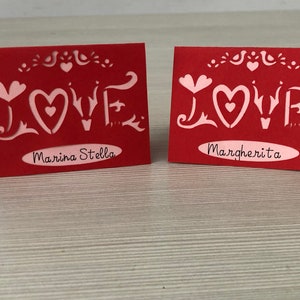 CrisPhy - Adesivi personalizzati per matrimonio, con nome e data, etichette  a forma di cuore per inviti, matrimoni, battesimi, fidanzamenti